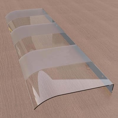 Deur Luifel - Overkapping Entree - Bescherming Buiten - Hagelslag Dicht - 40x100cm - Transparant