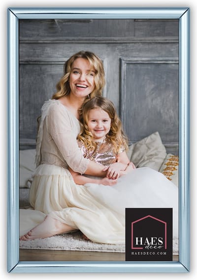 HAES DECO - Verzilverde Fotolijst Como voor 1 foto van 5x8 cm - VP12108