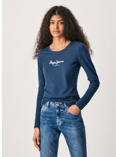 Pepe Jeans Nieuw Virginia Ls N navy T-shirt