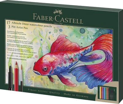 Faber-Castell aquarelpotloden set - Albrecht Durer & Pitt Artist Pen - 21-delig - FC-217552