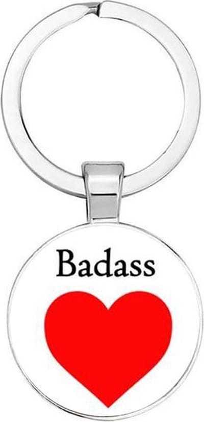 Akyol - Badass Sleutelhanger - Vriendin - vrienden - Leuk kado voor je vrienden om te geven - 2,5 x 2,5 CM