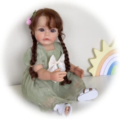 Reborn pop - Baby pop - Rollenspel - Volledig siliconen - 55 cm - Niet gespecificeerd