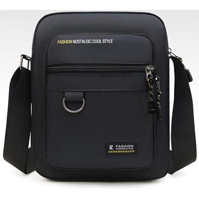 Sac Diagonal Homme Décontracté Mode Tissu Oxford Mode Sac Homme Sac à Bandoulière