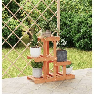 vidaXL - Plantenstandaard - 58x25x51 - cm - massief - vurenhout