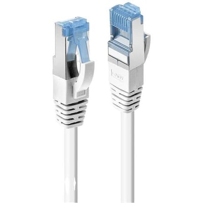 LINDY 47197 RJ45 Netwerkkabel, patchkabel CAT 6 S/FTP 7.50 m Wit Vergulde steekcontacten 1 stuk(s)