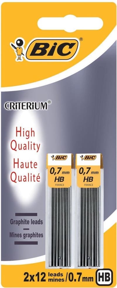 BIC - Potloodvullingen - Potloodstiften - 0,7 mm - 24 stuks
