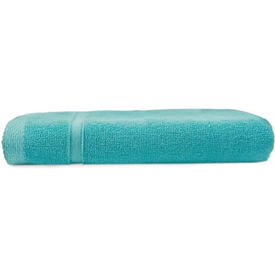 The One Towelling Recycled Classic Badlaken - 70 x 140 cm - Hoge vochtopname - 450 gr/m² - Katoen/Polyester - Zeegroen