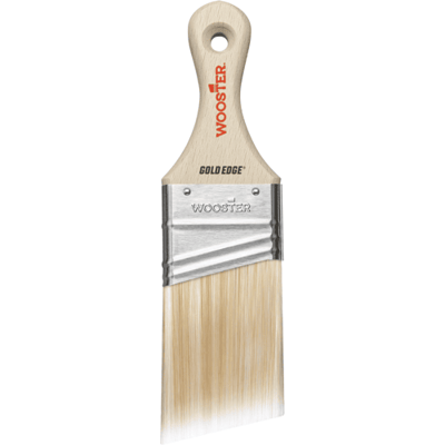 Wooster Gold Edge Short Handle Angle   071497184849   Verf
