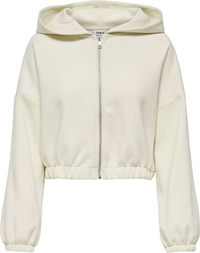 ONLY - ONLSCARLETT LS ELASTIC ZIP HOOD SWT Dames Trui