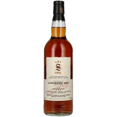 Ondertekenaar Vintage Signatory Vintage 100 Proof Edition LINKWOOD 14 Years Old Single Malt #72 2011 57,1% Vol. 0,7l