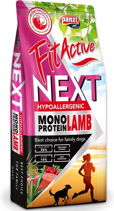 FitActive - Hypoallergeen hondenvoer - Mono eiwit lam - Adult - 3kg