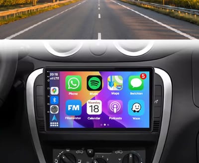 Autoradio 2/32GB met Carplay en Android auto | Geschikt voor Citroen C2 C3 Jumpy, Peugeot 307, Expert, 3008, 5008 2001-2019 | Radio scherm met Navigatie | 2001 2002 2003 2004 2005 2006 2007 2008 2009 2010 2011 2012 2013 2014 2015