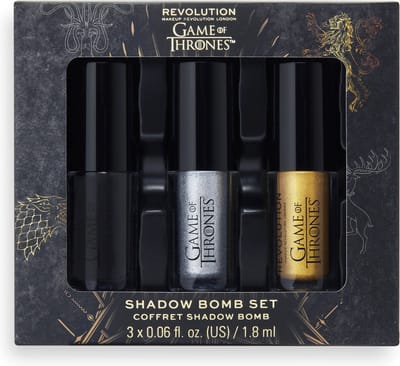 Makeup Revolution x Game Of Thrones Shadow Bomb Set - Liquid Eyeshadow - Oogschaduw - Goud - Zilver - Zwart - Glitter - Metallic