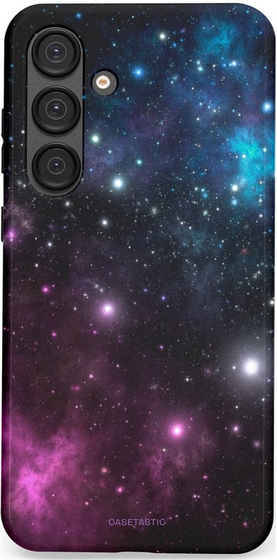 Casetastic Hoesje Geschikt voor Samsung S25 Plus - Stijlvolle Beschermende Duo-layer Case - Nebula gloed