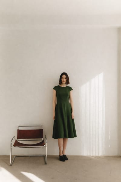 Melva dress technical jersey | Army - Army / S