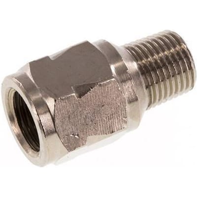 R/Rp 1/8'' M/V Mini Terugslagklep Vernikkeld Messing 10 bar (145 psi) NBR Geen Veer