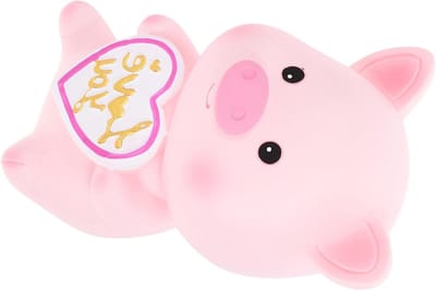 Spaarvarken Varkentje - Geldkistje Kind - Geld Besparen - Leuk Dierontwerp - 20 x 14 x 13.5 cm - Roze