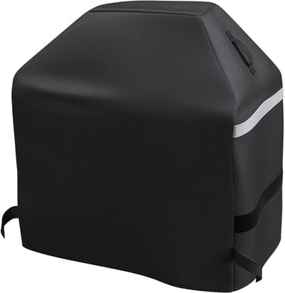 Dailygoods- Gasgrillhoes Waterdicht - BBQ Hoes Scheurvast - 600D Polyester - 80 x 120 x 60 CM - Verstelbaar Trekkoord - Ventilatieopeningen - Barbecuehoes
