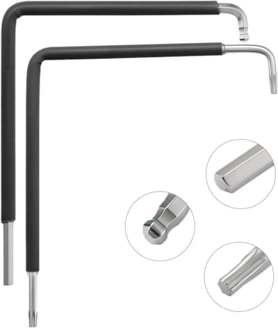 Moersleutel Set - Inbussleutel Torx - Raamkozijn Onderhoud - Kogelkop Ontwerp - 4 mm T15 - Niet gespecificeerd