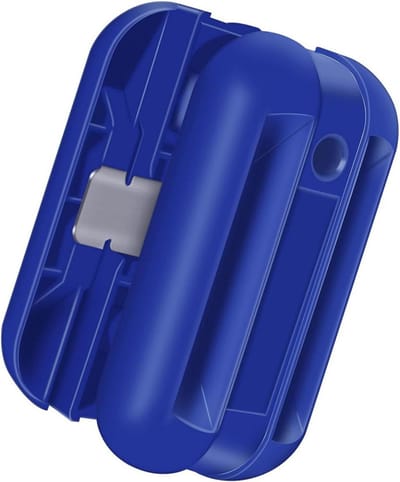 Kantenverlijmer Trimmer - Fineertrimmer Houtbewerking - Moeiteloze Afwerking - 4-weg Directioneel - 100 x 55 mm - Blauw