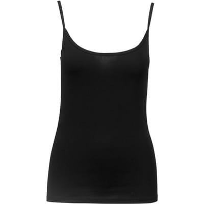 Kariban Dames/dames Strappy Tank Top (Zwart)