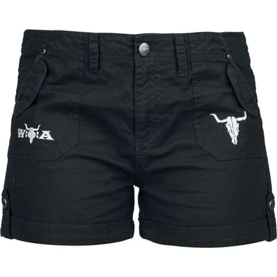 Wacken Open Air Hotpants - Wacken - S tot XXL - voor Vrouwen - zwart