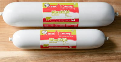 Gestoomde Maaltijdworst Lam 800 gram - Glutenvrij - Best Buddy Pets