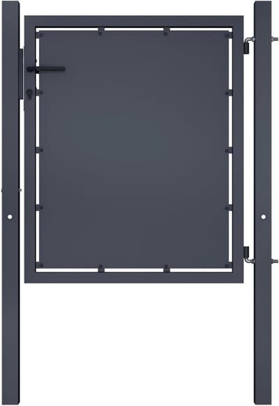 Tuinpoort Staal - Hekpoort Tuin - Perceel Afbakenen - Robuust en Stabiel - 100x150 cm - Antraciet