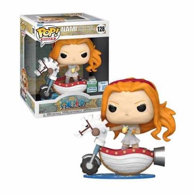 Funko Pop! Animation: One Piece - Nami with White Hobby Horse #128 Ride [2025 Wondrous Convention Exclusive]