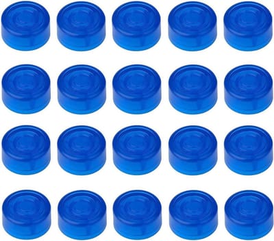 Pedaal Covers - Voet Schakelaar - Muziek Maken - Vergroot Oppervlak - 20 Stuks - Blauw