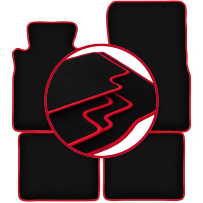 CARLUX-RED automatten voor: Mercedes SD W126 sedan (1979-1991)