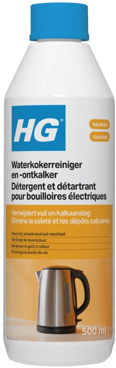 HG Waterkokerreiniger En -ontkalker - 6 x 500 ml - Voordeelverpakking