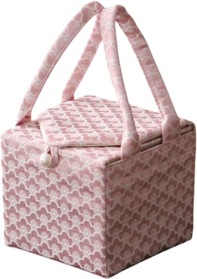 Draagbare Thee Opbergtas – Waterdichte Theetas voor Losse Thee en Theezakjes - Compacte Outdoor, Camping en Reistas - Roze