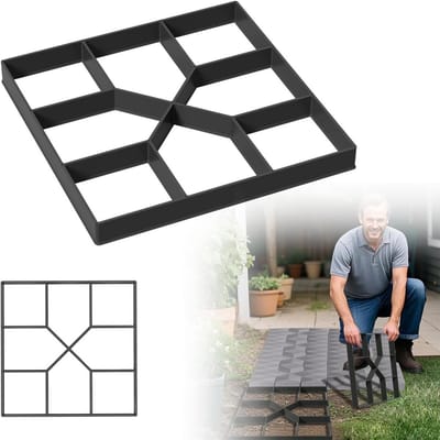 Betonmal Vorm - Bestratingsmal Tuin - Doe-het-zelf Pad - Herbruikbaar Plastic - 40x40x4 cm