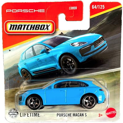 MATCHBOX PORSCHE MACAN S 64/125 (1:64) MIAMI BLUE