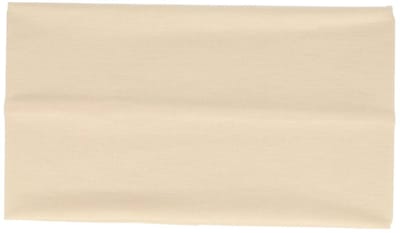 Haarsoires Haarband Stof 9cm - Basic - Crème - Comfortabel & Elastisch – Voor Sport of Dagelijks Gebruik