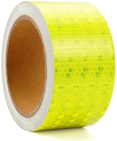 Reflecterende Gele Plakband 5cm x 10m - Veiligheidsband voor Voertuigen, Bouw en Evenementen