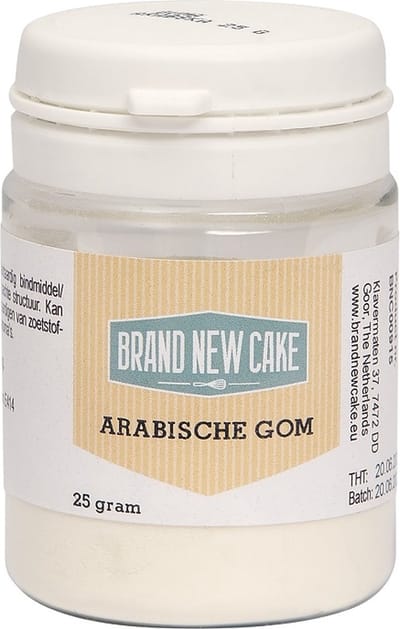 BrandNewCake® Arabische Gom 25gr - Bindmiddel - Plantaardig - Bakingrediën