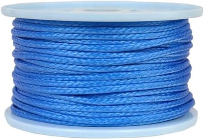 Gevlochten Touw - Lijn Koord - Watersport Varen - Extreem Sterk Lichtgewicht - 4mm 50 Meter - Blauw