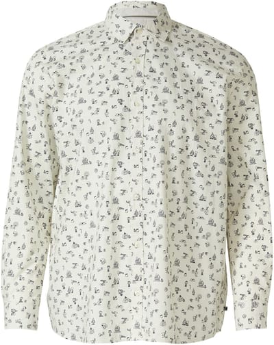 s.Oliver - male - Regular fit: shirt met Peanuts® motief