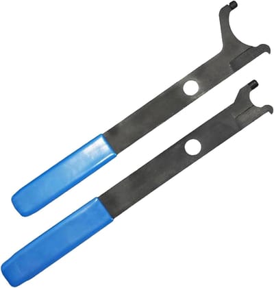 Afdichtingsverwijderaar Set - Krukas Gereedschap - Auto Onderhoud - Hoge Koolstofstaal - 2 Stuks - Blauw