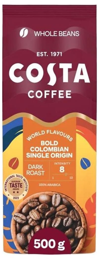 Costa Coffee Colombian Roast - koffiebonen - 500 gram
