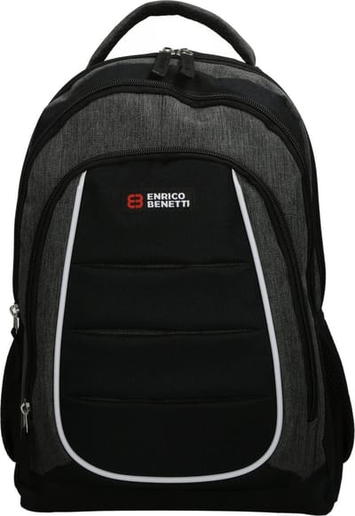 Enrico Benetti Campus Rugzak – 12 liters – 47233 – Zwart Grijs