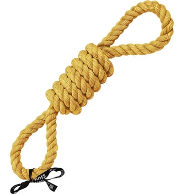 Ebi Bite Me like a boss - Speeltouw - 65cm - Geel