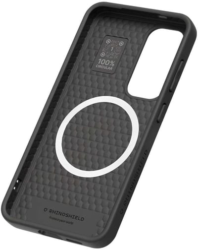 Rhinoshield, Hoesje geschikt voor Galaxy S25 Plus - MagSafe Compatibel SolidSuit ShockSpread, Zwart