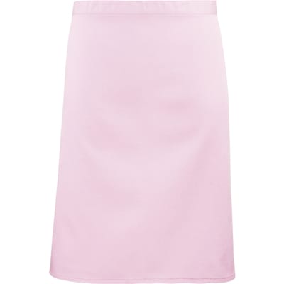 Premier Dames/Dames Mid-Length Apron (Pakket van 2) (Roze)