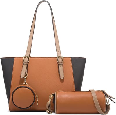 Dames Handtas Set - Schoudertas Hobo - Dagelijks Gebruik - Waterdicht PU Leer - 31 x 12 x 25 cm