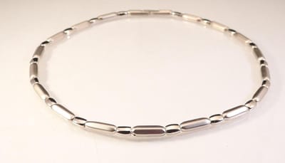 Pronkjuweel Titanium Collier lengte 43cm 7019