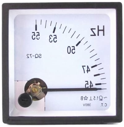 Voltmeter ampèremeter AC 100/5 500/5 200/5 300/5 AC250V 450V 45-55/65Hz 220V 380V, frequentiemeter 72x72mm (voltmeter, 50(5))