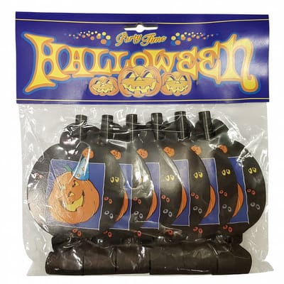 6 stuks Halloween Feesttoeters